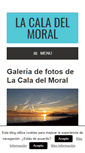Mobile Screenshot of lacaladelmoral.com